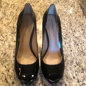 Antonio Melani peep toe heels- size 9M